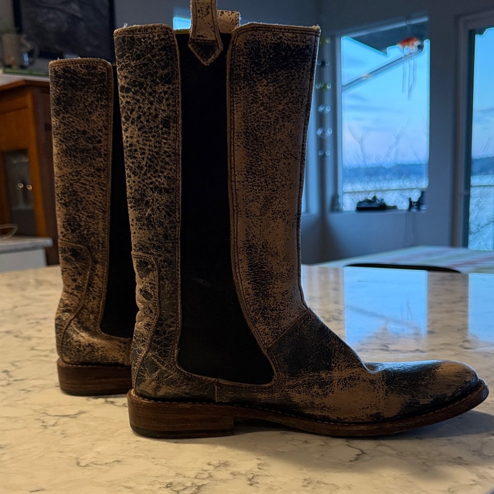 BED|STU Brown Leather Stamped Sole